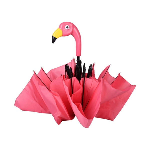Flamingo rózsaszín összecsukható esernyő, ⌀ 96,5 cm - Esschert Design