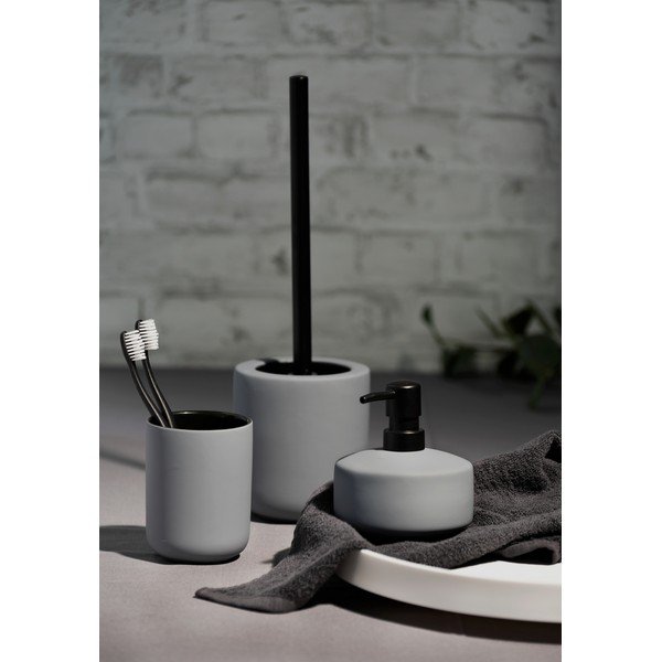 Avellino szürke kerámia fogkefetartó pohár - Wenko-image-1
