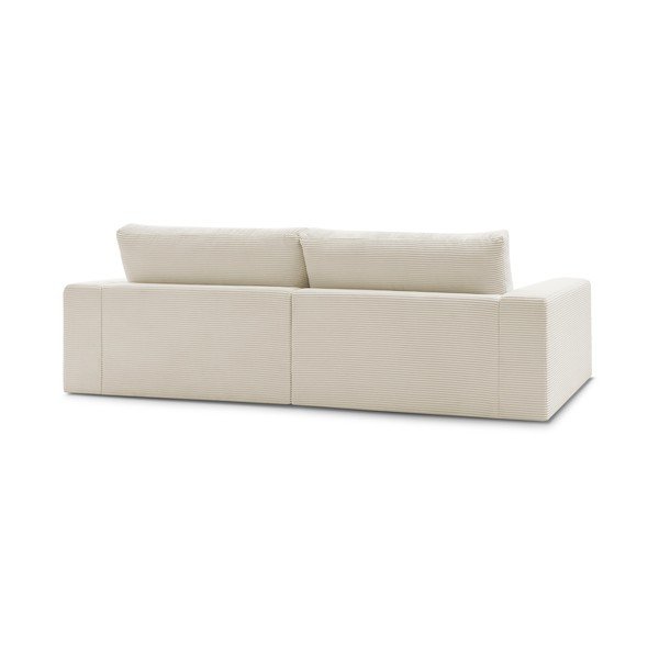 Bézs kordbársony kanapé 274 cm Leonard – Bobochic Paris-image-4
