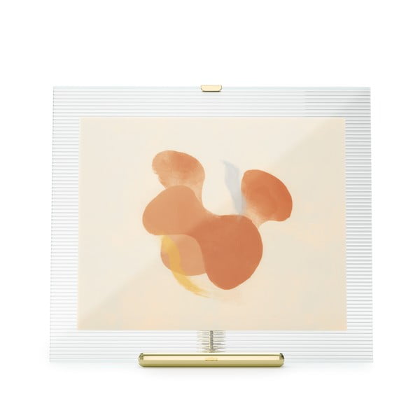 Aranyszínű üveg álló képkeret 26x30,5 cm Flute – Umbra-image-2