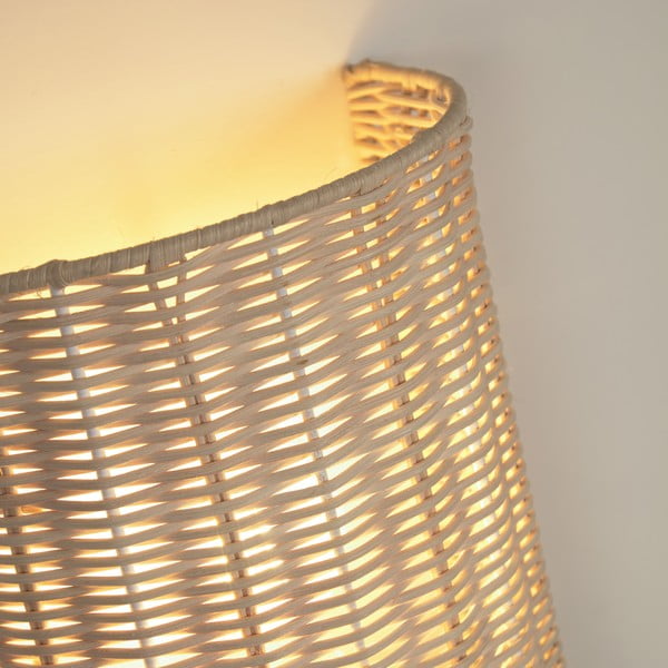Natúr színű rattan fali lámpa Kimjit – Kave Home-image-1