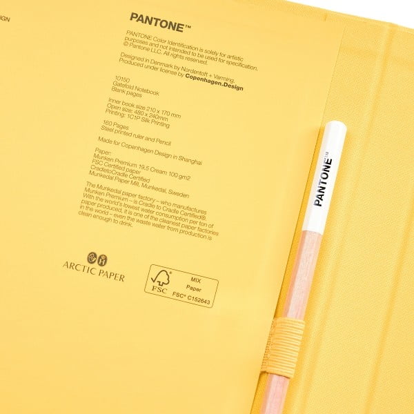 Jegyzetfüzet 160 oldal Yellow 012 – Pantone-image-1