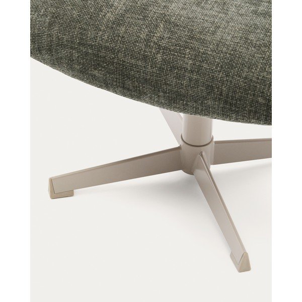 Zöld zsenília lábtartó Teryl – Kave Home-image-4