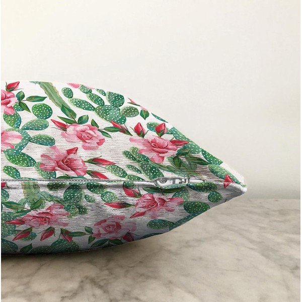 Blooming Cactus pamut keverék párnahuzat, 55 x 55 cm - Minimalist Cushion Covers-image-1