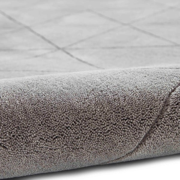 Kasbah szürke gyapjú szőnyeg, 150 x 230 cm - Think Rugs-image-4