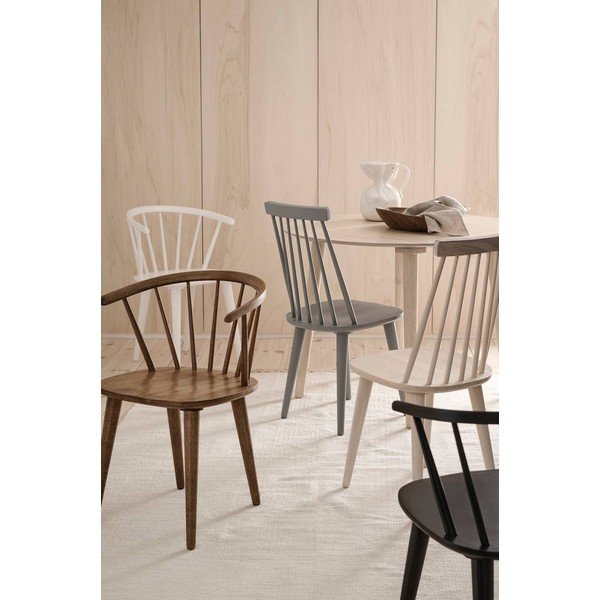 Fekete kaucsukfa bárszék szett 2 db-os (ülésmagasság 45 cm) Jolina – Ellos Home-image-2