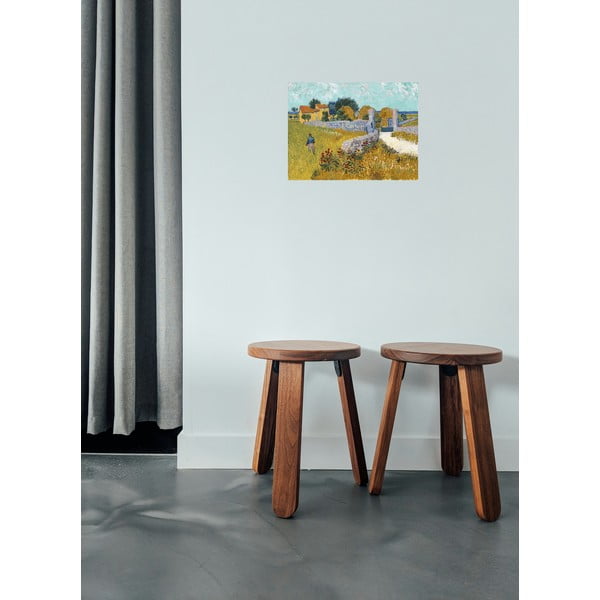 Vincent van Gogh - Farmhouse in Provence festményének másolata, 40 x 30 cm-image-1