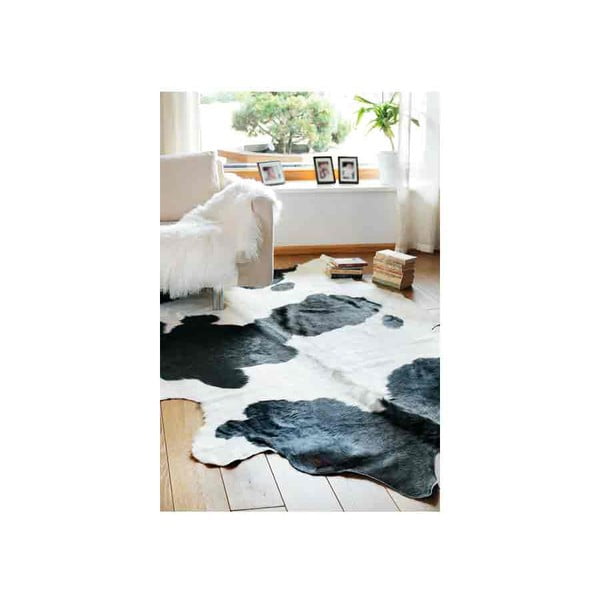 Fekete szőrme szőnyeg 170x160 cm - Narma-image-1