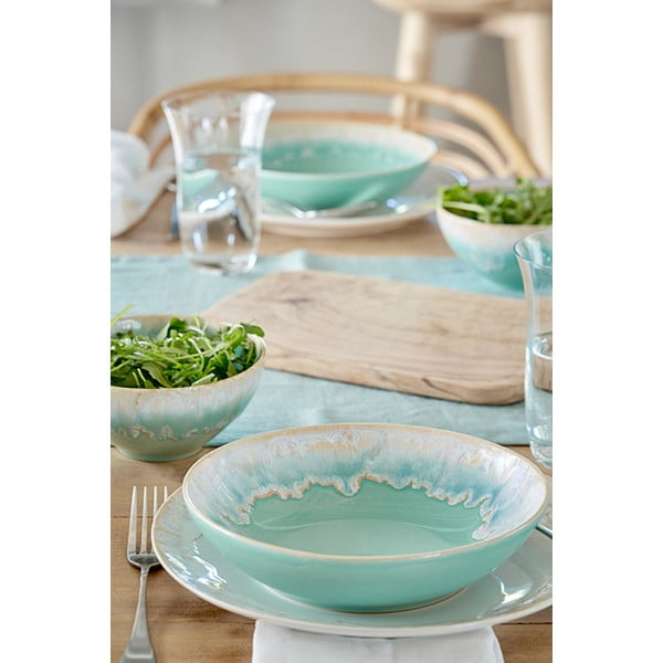 Kék-türkiz agyagkerámia tányér ø 27 cm Taormina – Casafina-image-1