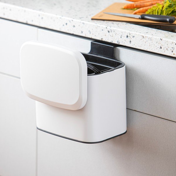 Fehér komposztálható hulladék gyűjtő 4 l Essentials – Ladelle-image-2