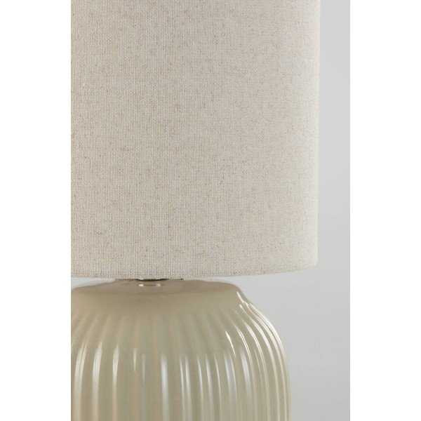 Bézs kerámia asztali lámpa (magasság 41,5 cm) Karlsson – Jotex-image-4