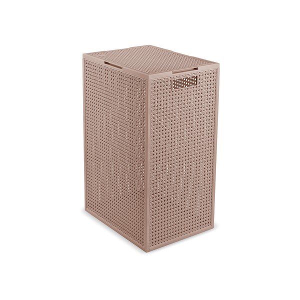 Törtrózsaszín újrahasznosított műanyag szennyeskosár 60 l Kaya – Curver