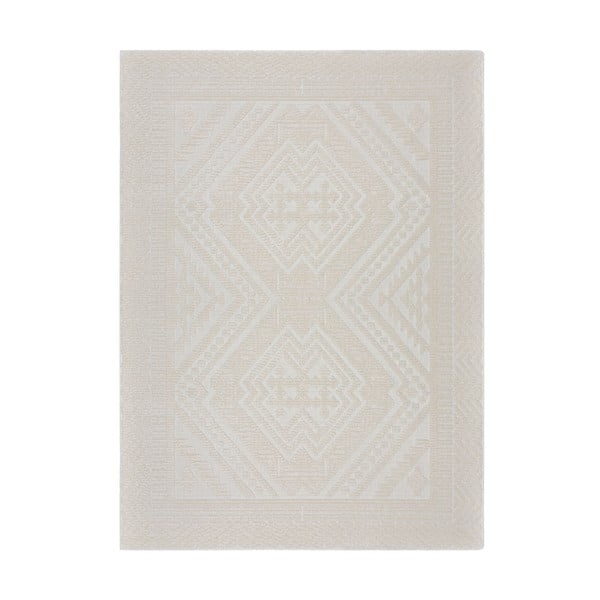 Krémszínű mosható zsenília szőnyeg 80x160 cm Jaipur – Flair Rugs