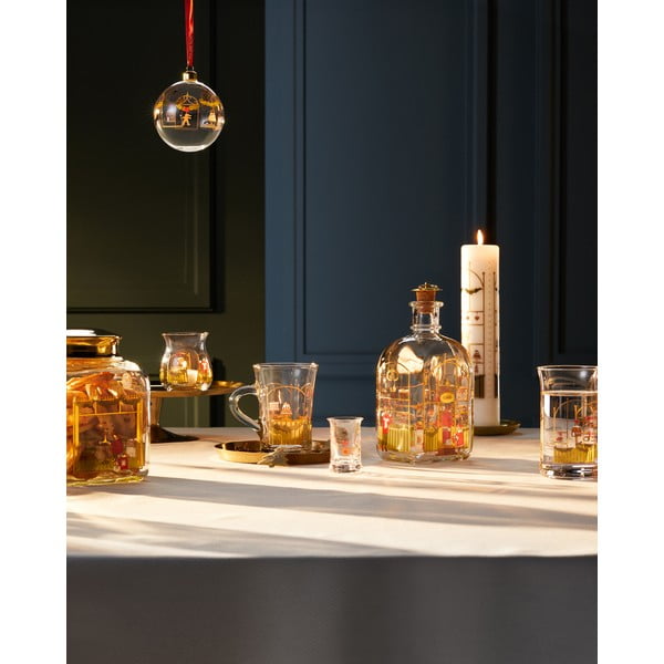 Üveg kézzel fújt karácsonyfadísz ø 8 cm Annual Christmas Bauble – Holmegaard-image-3