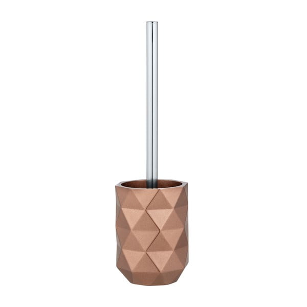 Bronzszínű poligyanta WC-kefe Lanciano – Wenko-image-1