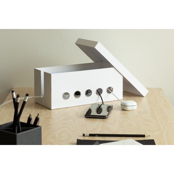 Fehér karton rendszerező kábelekhez Cordy Paper Laminate – Bigso-image-4