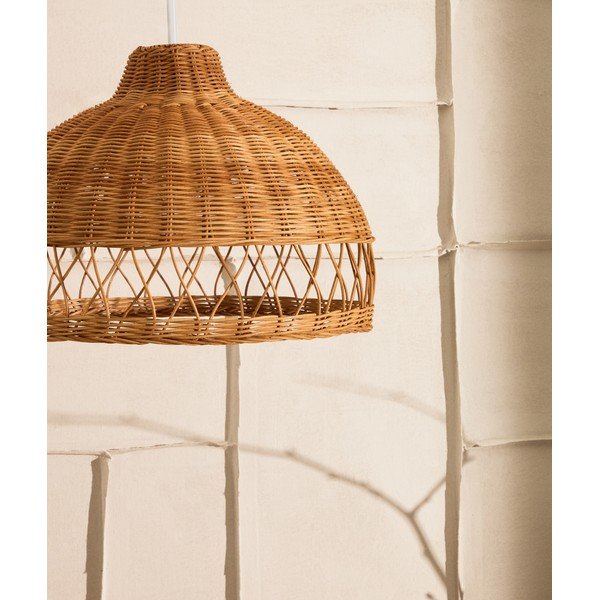Natúr színű rattan lámpabúra ø 40 cm Loura – Kave Home-image-2