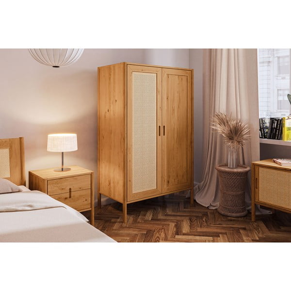 Tölgyfa ruhásszekrény 108x175 cm Pola - The Beds-image-2