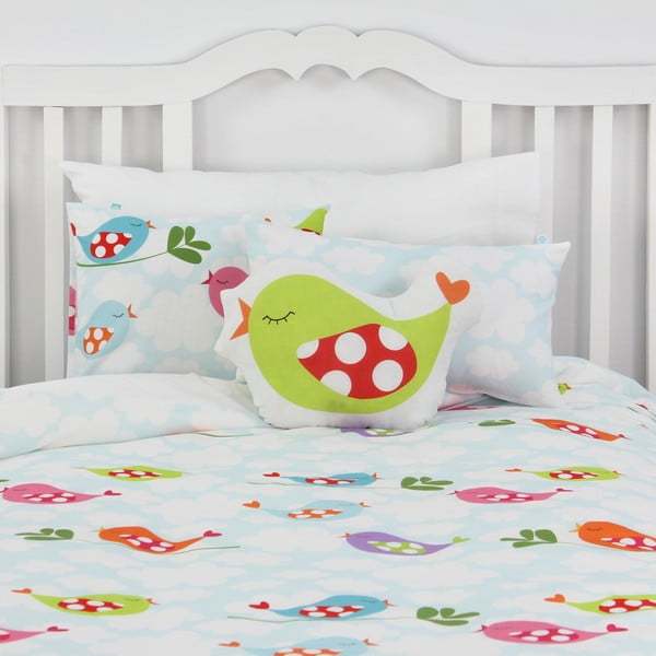 Birds kétoldalas pamut párnahuzat, 50 x 30 cm - Mr. Fox-image-4