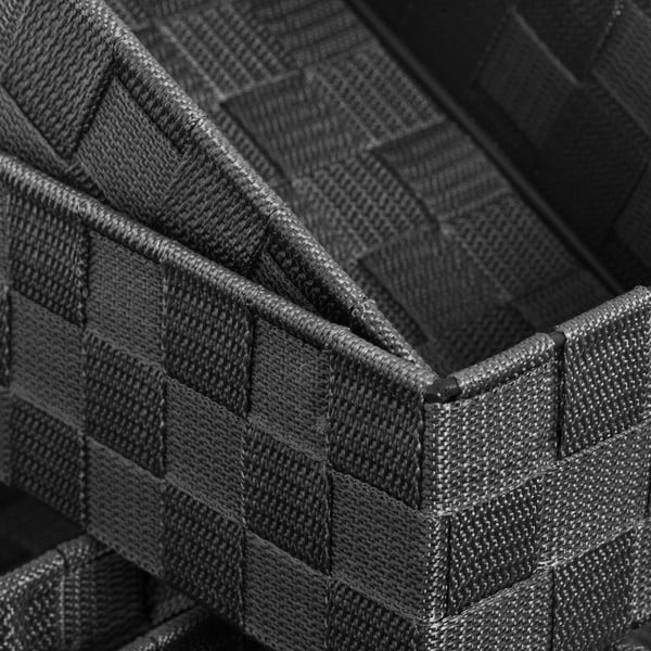 Szövet fürdőszobai kosár készlet 7 db-os - Casa Selección-image-1