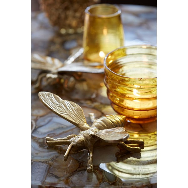 Fém szobor (magasság 7,5 cm) Bee – Light & Living-image-1