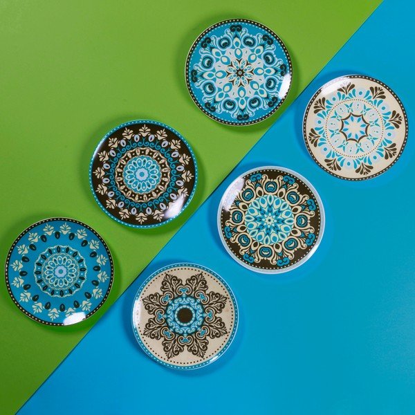 Porcelán desszertes tányér készlet 6 db-os ø 19 cm Cala Jondal – VDE Tivoli 1996-image-1