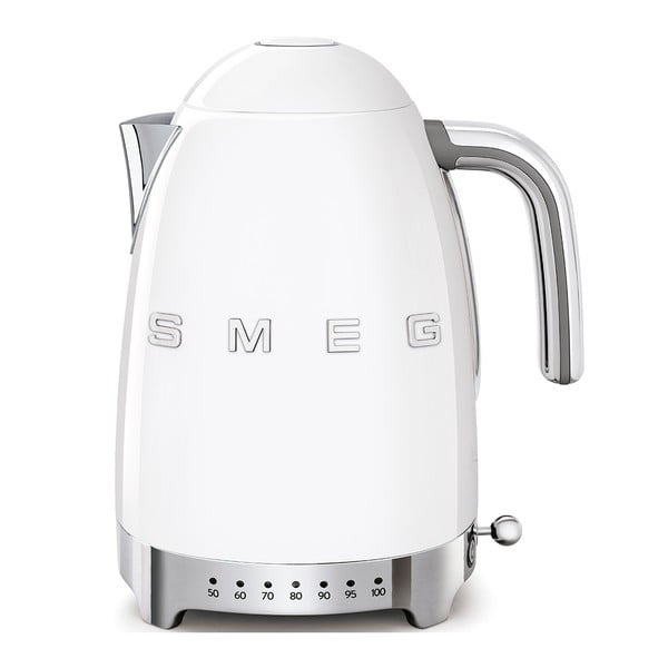 Fehér rozsdamentes acél vízforraló 1,7 l Retro Style – SMEG