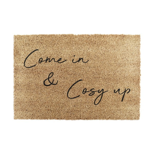 Kókuszrost lábtörlő 40x60 cm Come In & Cosy Up – Artsy Doormats