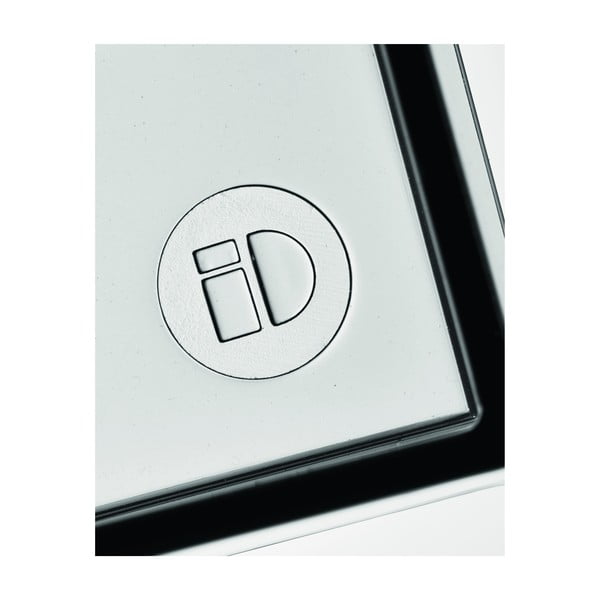 Matt fekete újrahasznosított műanyag fürdőszobai rendszerező kozmetikumokhoz Nail Station – iDesign-image-3