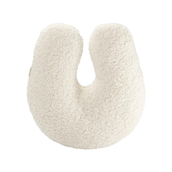 Krémszínű buklé párna gyerek kanapéhoz U – Wigiwama