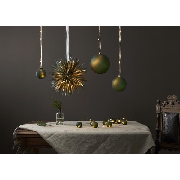 Zöld karácsonyi fénydekoráció ø 40 cm Dis - Star Trading-image-3