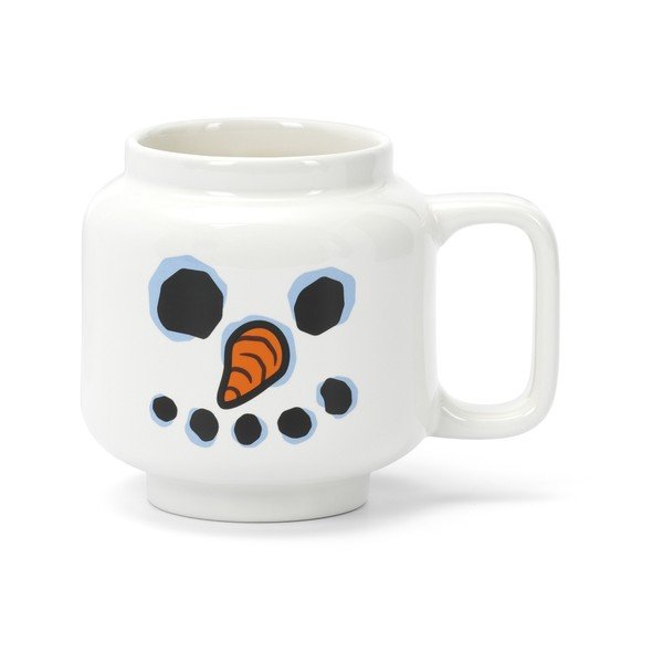 Fehér kerámia gyerek bögre lattéhoz 255 ml Snowman – LEGO®