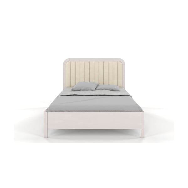 Visby Modena fehér bükkfa franciaágy, 180 x 200 cm - Skandica-image-2