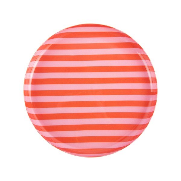 Narancssárga-világos rózsaszín vas tányér ø 22 cm Animado – PT LIVING-image-2