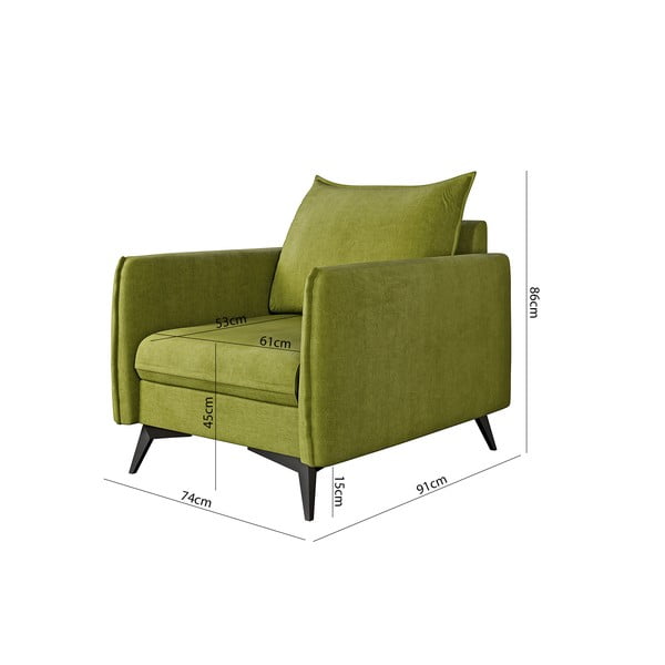 Zöld fotel Juli Bis – Ropez-image-3