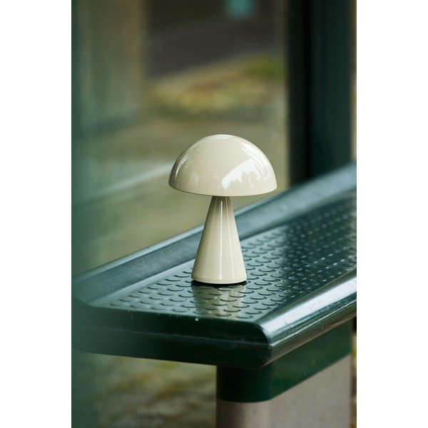 Krémszínű LED dimmelhető asztali lámpa (magasság 20 cm) Mush – Hübsch-image-4