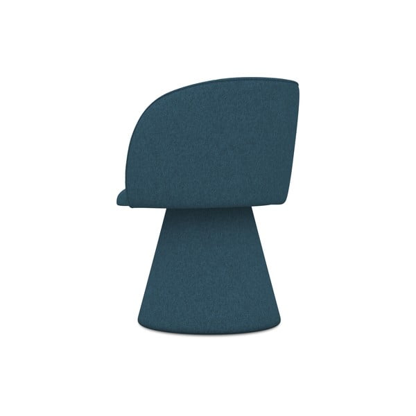 Kék kárpitozott étkezőfotel Maia – Makamii-image-3