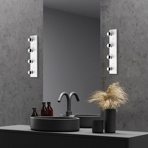 Fehér fali lámpa Mirro – Opviq lights-image-1