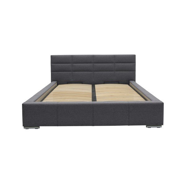 Reve szürke kétszemélyes ágy, 140 x 200 cm - Mazzini Beds-image-4