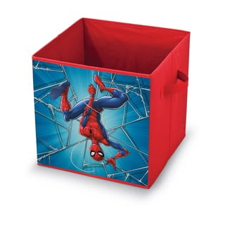 Spiderman piros tárolódoboz, 32 x 32 x 32 cm - Domopak