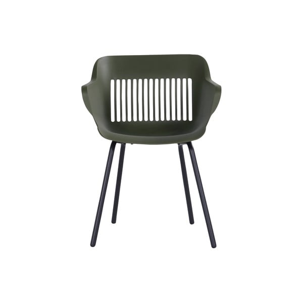 Sötétzöld műanyag kerti szék szett 2 db-os Jill Rondo – Hartman-image-2