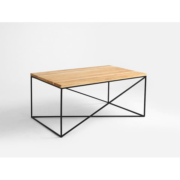 Memo dohányzóasztal tölgyfa dekorral, 100 x 60 cm - Costum Form-image-2