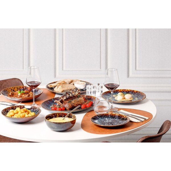 Barna porcelán tálka Resto – BonBistro-image-1