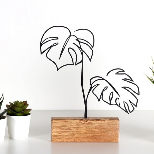 Fém szobor Leaves – Mioli Decor-image-1