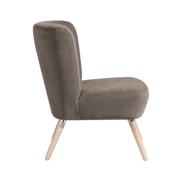 Neele Velor szürkésbézs fotel - Max Winzer-image-2