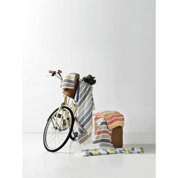 Ocean sárga-rózsaszín nyári pléd, 140 x 180 cm - Euromant-image-2