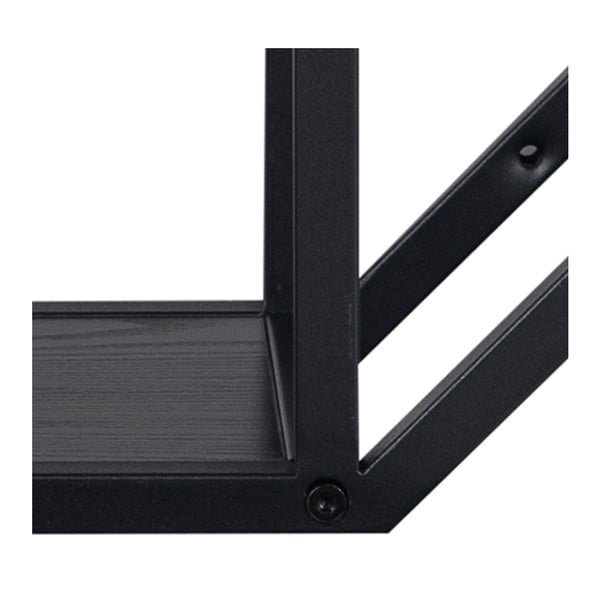 Seaford fekete fém fali polc - Actona-image-4