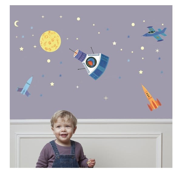 Space világító falmatricák - Art for Kids