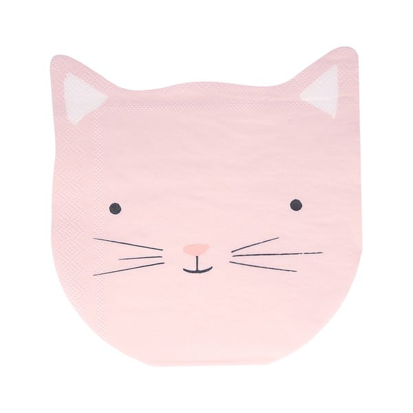 Papír szalvéta szett 16 db-os Cat – Meri Meri-image-3