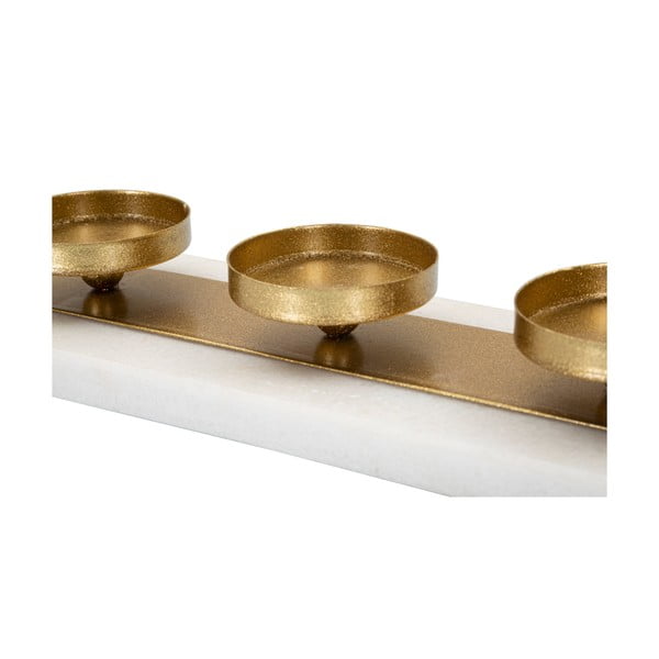 Aranyszínű-fehér gyertyatartó - Mauro Ferretti-image-4